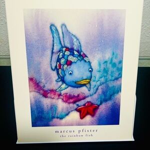 The Rainbow Fish Feels Very Lonely/ Marcus Pfister - *Mesonite Wall Board Art